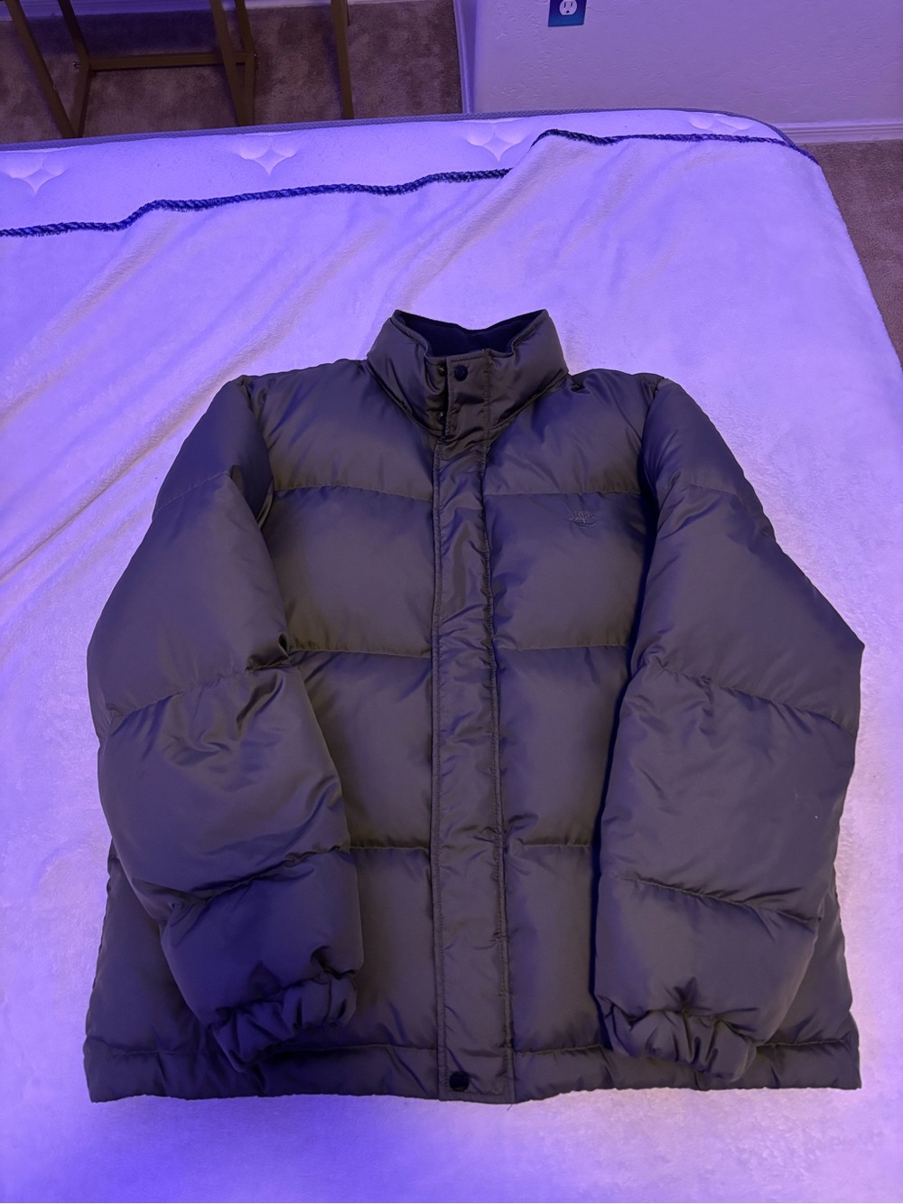 Timberland Black Down Puffer Jacket Size L